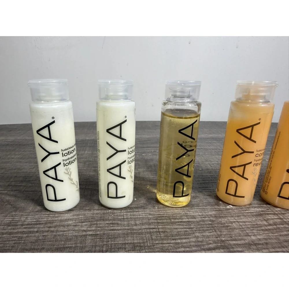 PAYA Organics Luscious Conditioning Shampoo, Lotion, Conditioner Lot of 7